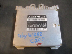 ■ベンツ W202 C200 エンジンコンピューター 中古 0175456732 VDO 部品取あり ECU エンジンコントロールユニット モジュール W210 ■