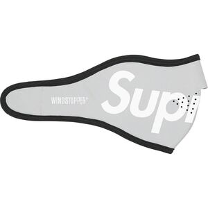 送料無料 グレー Supreme WINDSTOPPER Facemask Light Grey box logo シュプリーム ウインドストッパー フェイスマスク ボックスロゴ 22FW