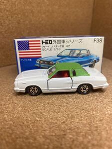 トミカ　ミニカー　tomica minicar 当時物　元箱　日本製　青箱　フォード　ムスタングⅡ ギア　トミカ複数出品中　同梱可　模型店在庫