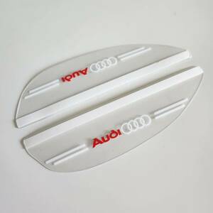 AUDI　サイドミラーバイザー　クリア　2枚セット