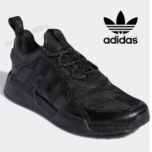 新品未使用 アディダス【28cm】NMD_V3 定価20000円 adidas トリプルブラック ブースト スニーカー ランニング スポーツ 黒 靴 3373