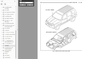 ジープ KJ リバティ (2002～2007) JEEP LIBERTY リバティー ワークショップマニュアル＆配線資料 整備書