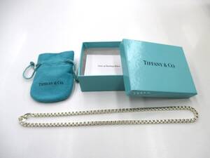 ★1円スタート！TIFFANY&Co. ティファニー シルバー925 ベネチアン ネックレス★