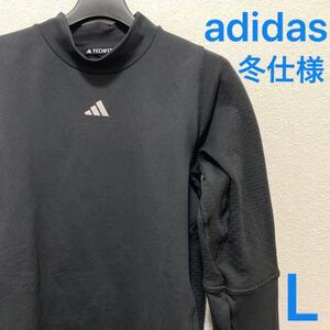 アディダス TECH FIT ロングスリーブ Lサイズ 未使用 adidas テックフィット 防寒仕様 ロンT アンダーシャツ