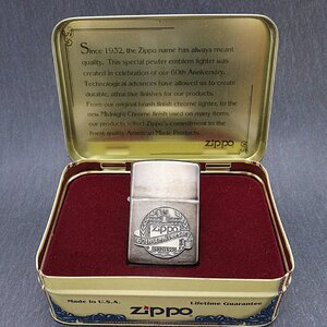 Zippo ジッポ 60周年アニヴァーサリー 缶入り 着火未確認 ライター喫煙具 ◆おたからや【G-B53809】同梱-2