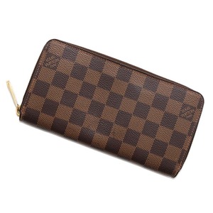 ルイヴィトン 財布 ダミエ ・エベヌ ジッピーウォレット N41661 LOUIS VUITTON ラウンドファスナー 【安心保証】