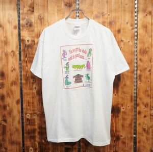 90s hanes bug of the month club Tシャツ　L/袖裾シングル 1998年