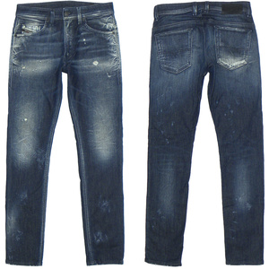 DIESEL THOMMER JOGG SLIM W28 ジョグジーンズ デニムスウェットパンツ THOMMER-Y-T 009KI STRETCH √Denim + [Sweat／Pants] ディーゼル