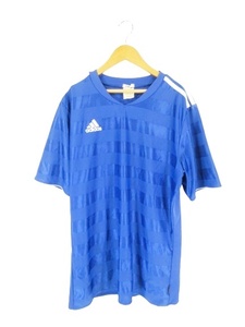 アディダス adidas Tシャツ クルーネック 半袖 ワンポイント ボーダー O 国内正規 QQQ メンズ