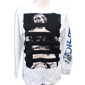 【中古】DIESEL/ディーゼル プリント ロングTシャツ カットソー[b32-33］