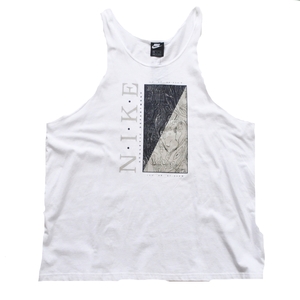 NIKE / ナイキ AUTHENTIC NSW RWD GRAPHIC TANK TOP WHITE XXL