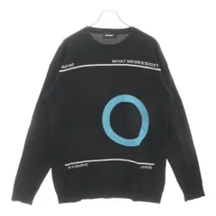 X-LARGE (エクストララージ) ×Pleasures SECRET KNIT LONG SLEEVE THE GERMS プレジャーズ ザジャームス シークレットロングスリーブニット セーター ブラック 01183311