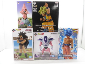 n77452-ty 未開封○5個セット ドラゴンボール DB 一番くじB/C/E/ラストワン賞 孫悟空 フリーザ ブウ ラディッツ [055-240606]