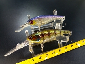 【2個セット】ジャッカル ソウルシャッド58SP/58SRSP USED 加藤誠司 秦拓馬 想流シャッド JDM LOT OF 2 JACKALL SOUL SHAD SUSPEND