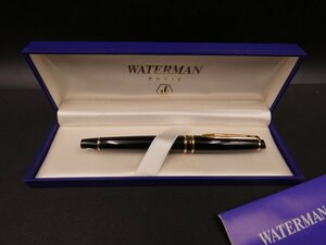 ★☆WATERMAN ウォーターマン 万年筆 エキスパート EF ブラック ケース付き 未使用経年品☆★