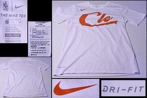 Nike ナイキ★DRY FIT Tシャツ★NBA★cleveland★クリーブランド キャバリアーズ ロゴ Tシャツ★バスケット★オレンジ★公式★オハイオ州★