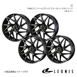 LEONIS/IT クラウン 220/H20系 4WD アルミホイール4本セット【17×7.0J 5-114.3 INSET42 PBMC/TI】0040593×4