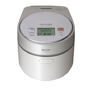 【中古】 シャープ ヘルシオ(HEALSIO) 炊飯器 ホワイト系 KS-GX10A-W