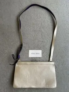 2000ss miumiu ribbon shoulder bag