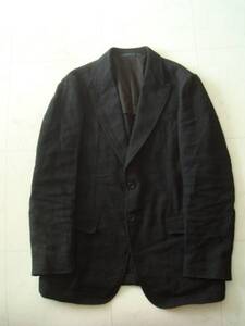 ARMANI COLLEZIONI メタル混ブラックジャケット size48R