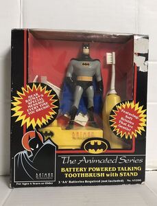 BATMAN バッドマン Janex BATTERY POWERED TALKING TOOTHBRUSH with STAND 歯ブラシ 人形 フィギュア