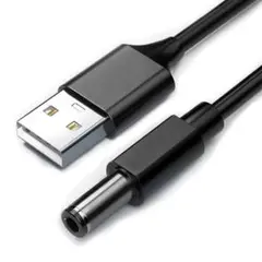 USB-A QCトリガーケーブル 電源プラグ 充電ケーブル ノートパソコン用