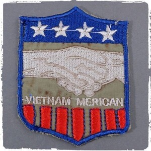 AK49 VIETNAM MERICAN ビンテージ ミリタリー ワッペン パッチ ロゴ エンブレム 部隊章 ベトナム戦争