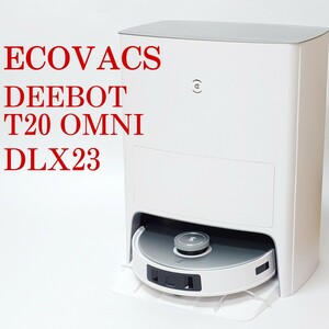 【美品・動作品】ECOVACS DEEBOT T20 OMNI DLX23 ロボット掃除機 全自動クリーニングステーション エコバックス