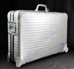 Rimowa・リモワ 925.70　Vtg.『Silver Integral』トロリー 2輪 プルタブハンドル 66L　984306