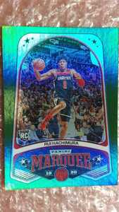 送込即決 2019-20 Panini Chronicles Marquee Green No.265 Rui Hachimura 八村塁 グリーン レインボーフォイル/ホロカード ルーキーイヤー