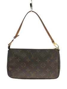 LOUIS VUITTON◆1)ポシェット・アクセソワール_モノグラム・キャンバス_BRW/PVC/BRW