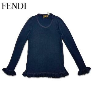 FENDI フェンディ 長袖 トップス 表記サイズ 44 M 洋服 レディース ブラック 黒