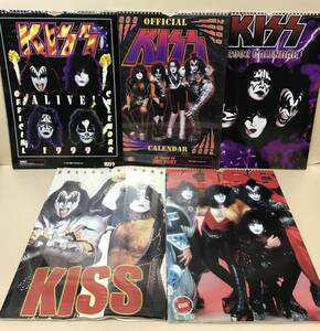 カレンダー KISS キッス 1999 2000 2002 2003 2006 5点セット …h-2549 CALENDAR