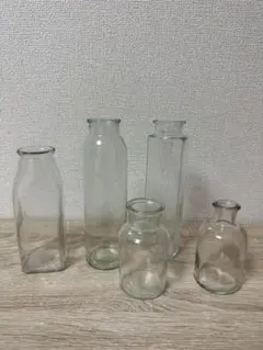 【新品未使用】花瓶　フラワーベース　空き瓶