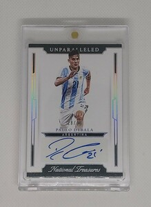 パウロ・ディバラ ★ PANINI National Treasures Soccer ★ UNPARALLELED 50枚限定 PAULO DYBALA アルゼンチン代表 ASローマ