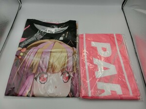 T【1b-85】【60サイズ】▲未開封/パレオ raise a suilen Tシャツ＆タオル2点セット/BanG Dream! バンドリ グッズ/※パッケージ傷み有