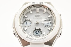 稼働品 カシオ ベイビージー G-MS MSG-W100 ラウンド アナデジ タフソーラー レディース 腕時計 CASIO Baby-G