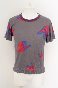 Vivienne Westwood / スプレーカンORBボーイズTシャツ 00 グレー O-24-04-21-006-ts-YM-OS