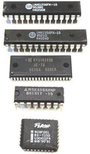 新古品チップ各種 CMOS SRAM, CMOS DRAM, FLASH MEMORY