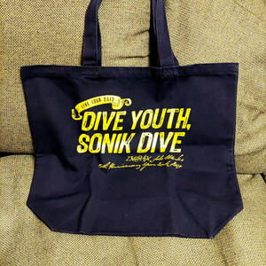 レア美品☆INORAN LIVE TOUR 2012 DIVE YOUTH,SONIK DIVEライブ会場購入トートバッグBAGエコバッグ15th鞄ツアーグッズLUNA SEAルナシーINRN