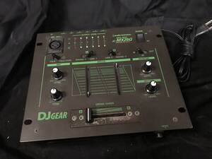 nt240912-007A6 DJGEAR AT-MX25G 中古現状品 通電OK 動作未確認 DJミキサー DISCO オーディオテクニカ