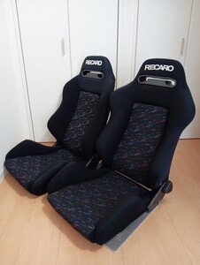 美品 RECARO SR-3 SR-2 le mans 左右2脚セット フルクリーニング済みです！！ lx.ls.sr ル・マンカラー レカロ