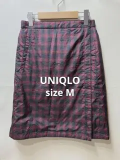 UNIQLO ユニクロ　キルティング　中綿　リバーシブル　巻きスカート