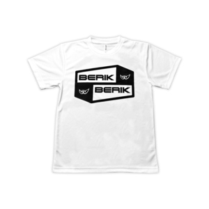 BERIK 新作 ベリック プリント Tシャツ T-247211-BK WHITE LLサイズ カジュアルライン 【バイク用品】