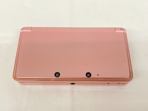 ★24-29 ニンテンドー 3DS 本体 ピンク　通電OKのジャンク