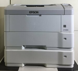 【埼玉発】【EPSON】A3モノクロレーザープリンター　LP-S3250　★増設カセット搭載★カウンター38枚 !極少!★動作確認済★　(11-3398)