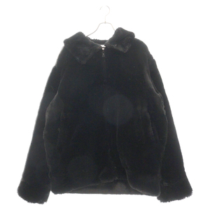 WTAPS ダブルタップス 21AW GRIZZLY POLY. FUR グリズリー フェイクファー ジャケット ブラック 212TQDT-JKM03