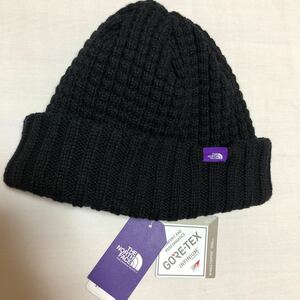 新品 黒 ノースフェイスパープルレーベル ゴアテックスインフィニウム ワッチキャップ ニット帽 ワッチ GORE-TEX Wacth Cap NN8255N