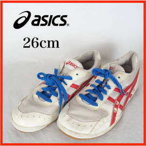 OK0762*asics*アシックス*メンズ体育館シューズ*26cm*白