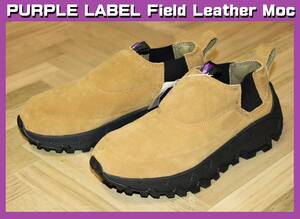 送料無料 特価即決【未使用】THE NORTH FACE PURPLE LABEL(nanamica) ★ Field Leather Moc (26cm) ★ ノースフェイス モック NF5150N 併